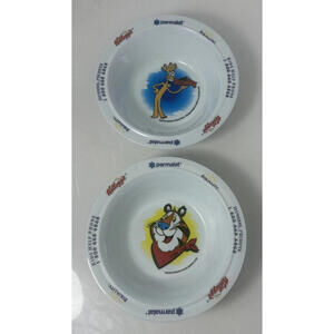 1995 Kelloggs Cereal Bowls Set Of 4 Breakfast Bowls Tony Tucan Corn Flakes Snap
